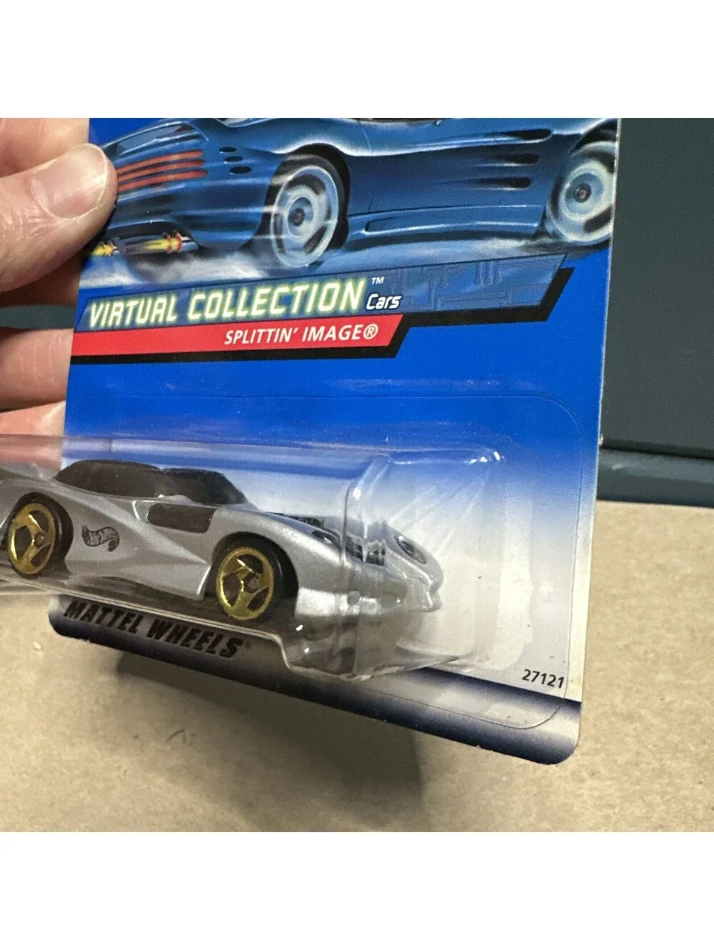 New Mattel Hot Wheels Virtual Collection Silver Splittin' Image 27121